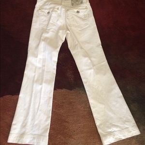 Miss Me White Jeans Size 29 wide leg